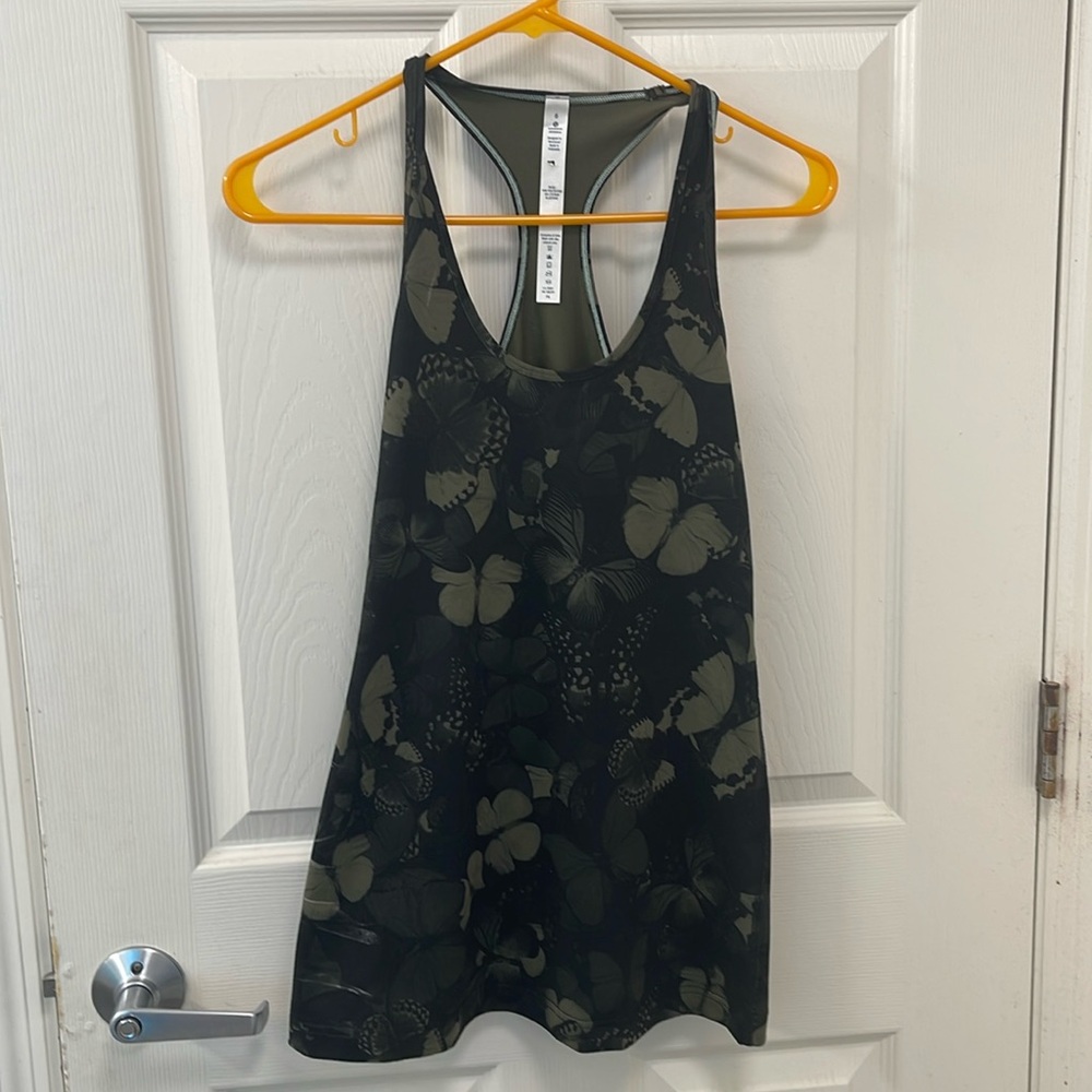 Lululemon Butterfly Tank, Size 6